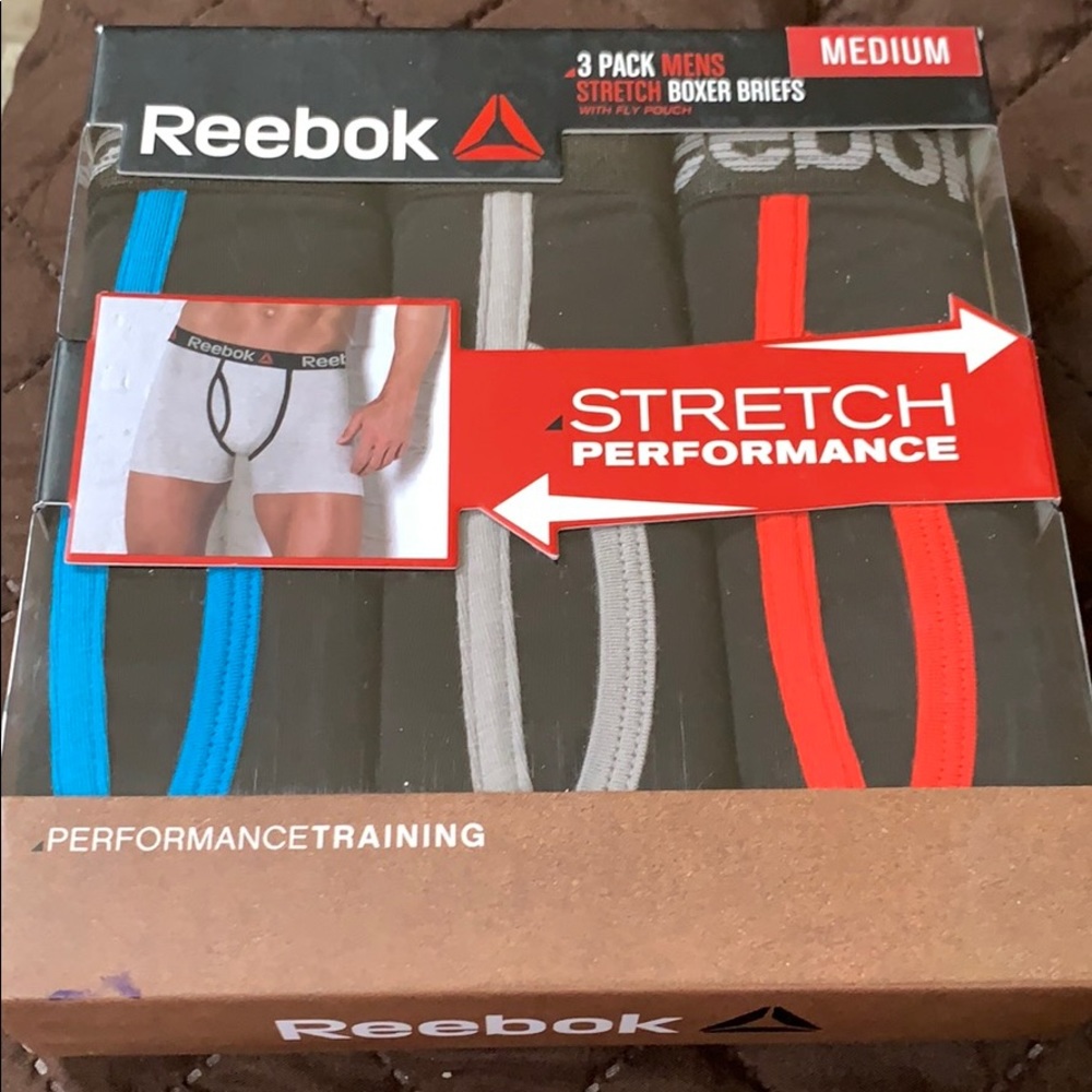 Reebok stretch performance boxer briefs